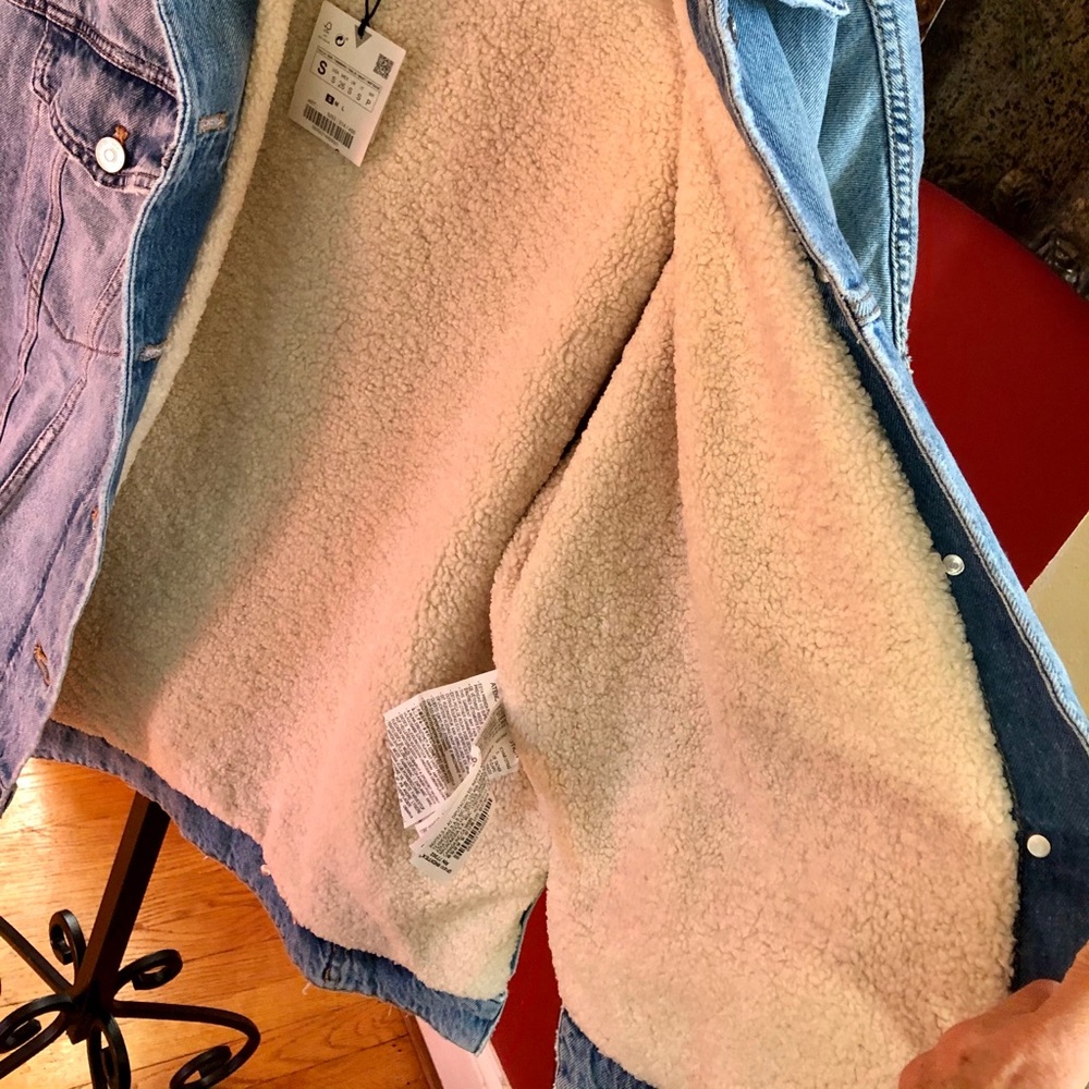 Zara Oversized Denim Jean Jacket - Picture 10 of 12